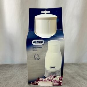 Zyliss Food Chopper Rotating Stainless Steel Blades Switzerland New in Package
